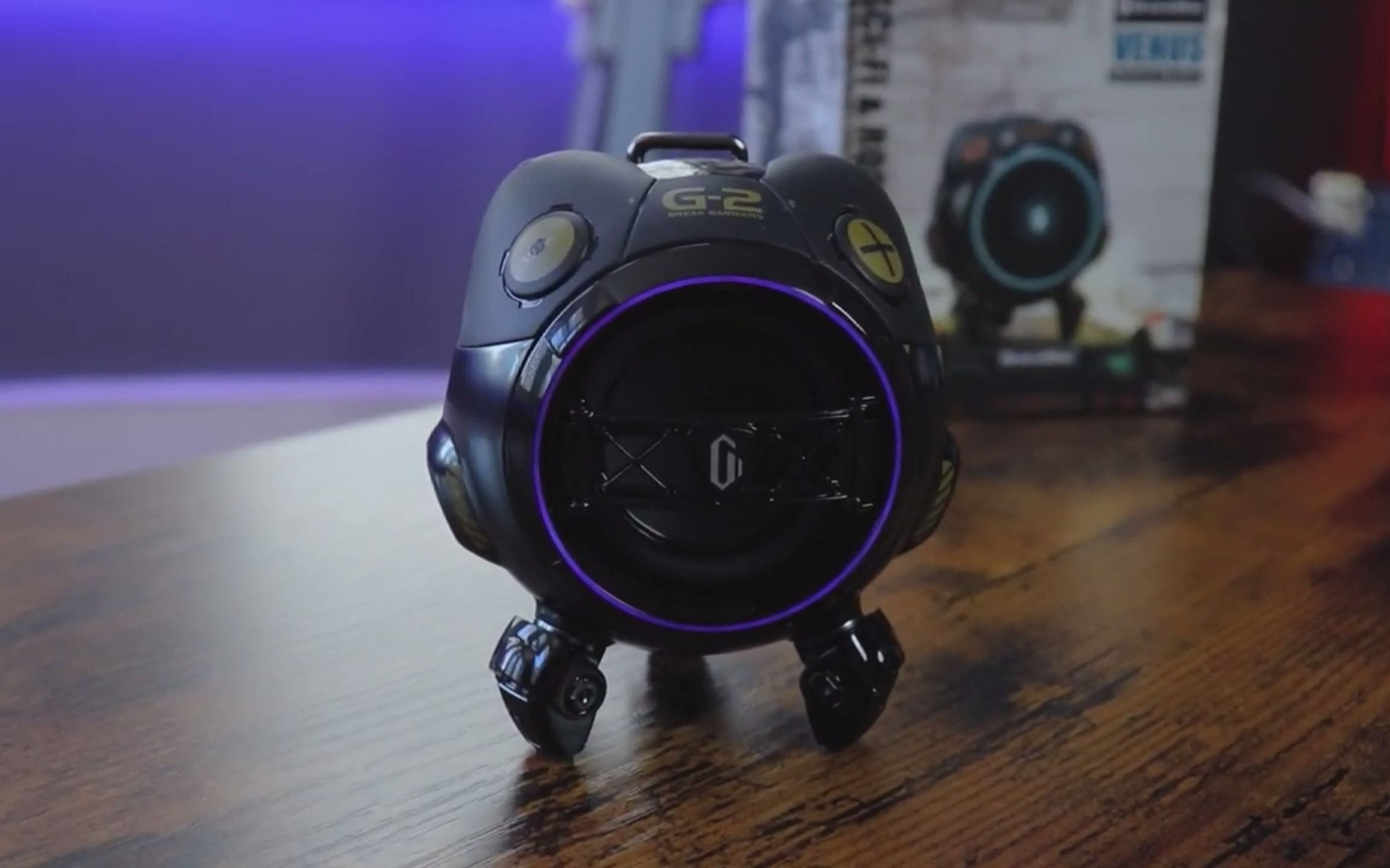 【开箱】萌系机甲蓝牙音箱丨重力星球