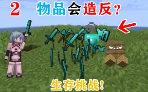 Download Video: MC当你做的物品会造反攻击你！你该怎么生存？第二期！我的世界Minecraft