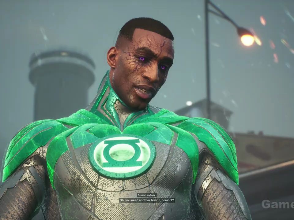 邪恶绿灯侠与自杀小队打斗场景 - 自杀小队杀死正义联盟 (2024)