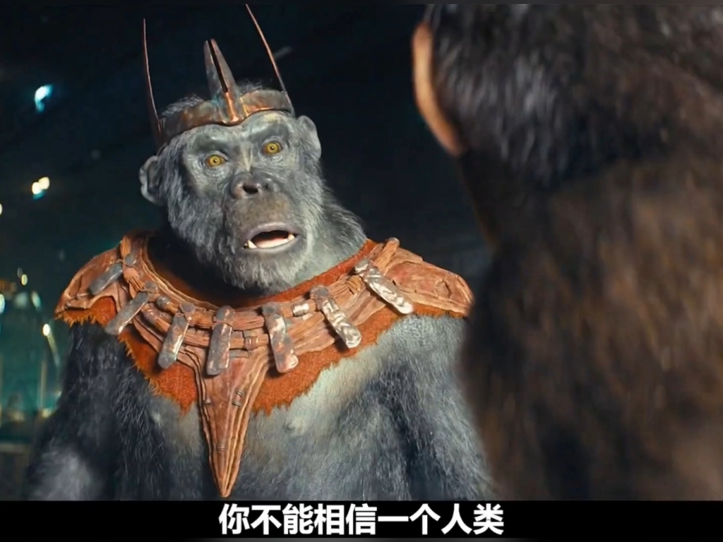超燃新片《猩球崛起 新世界》新一代凯撒大帝登基却不把其他猿猴当猴