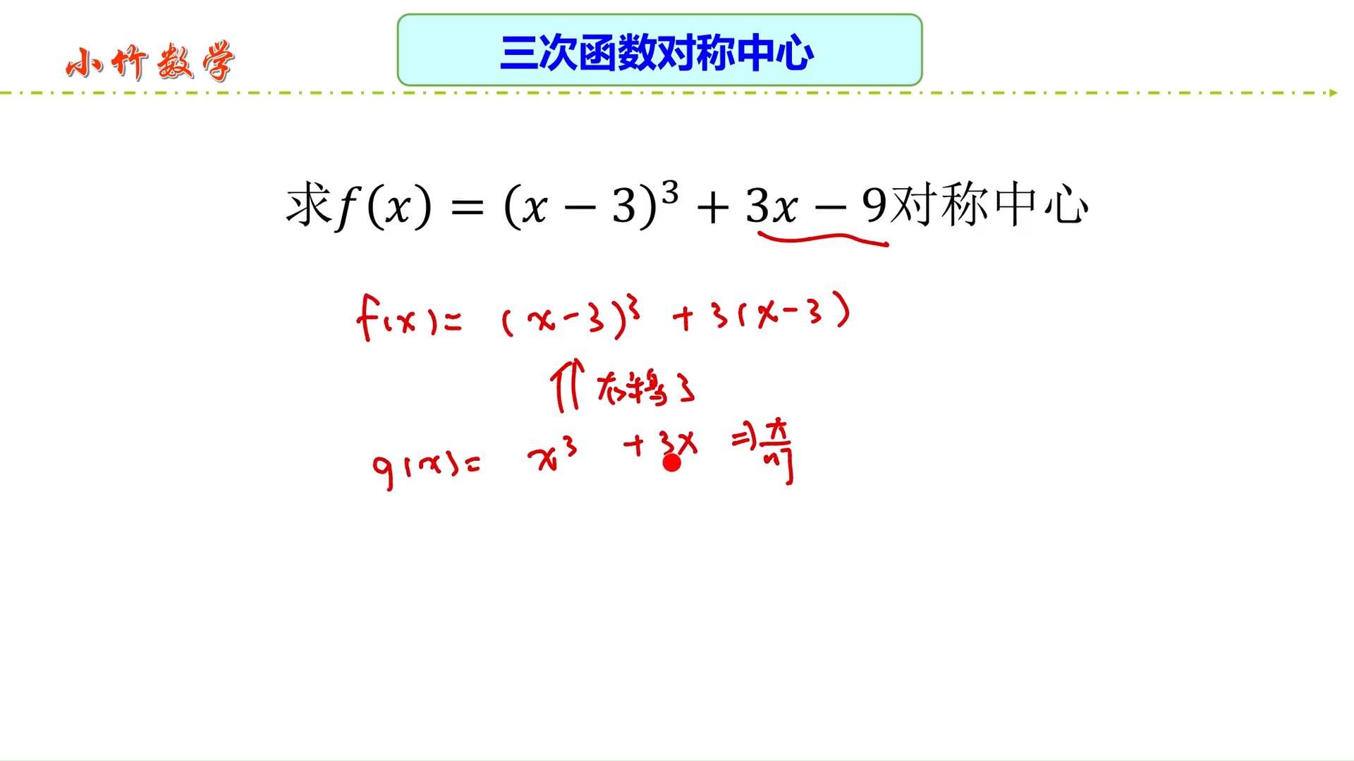 三次函数的对称中心图片