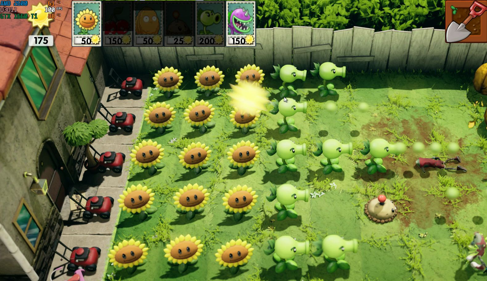 这才是真正的植物大战僵尸也太美了吧.婉如cg一样. pvz3d