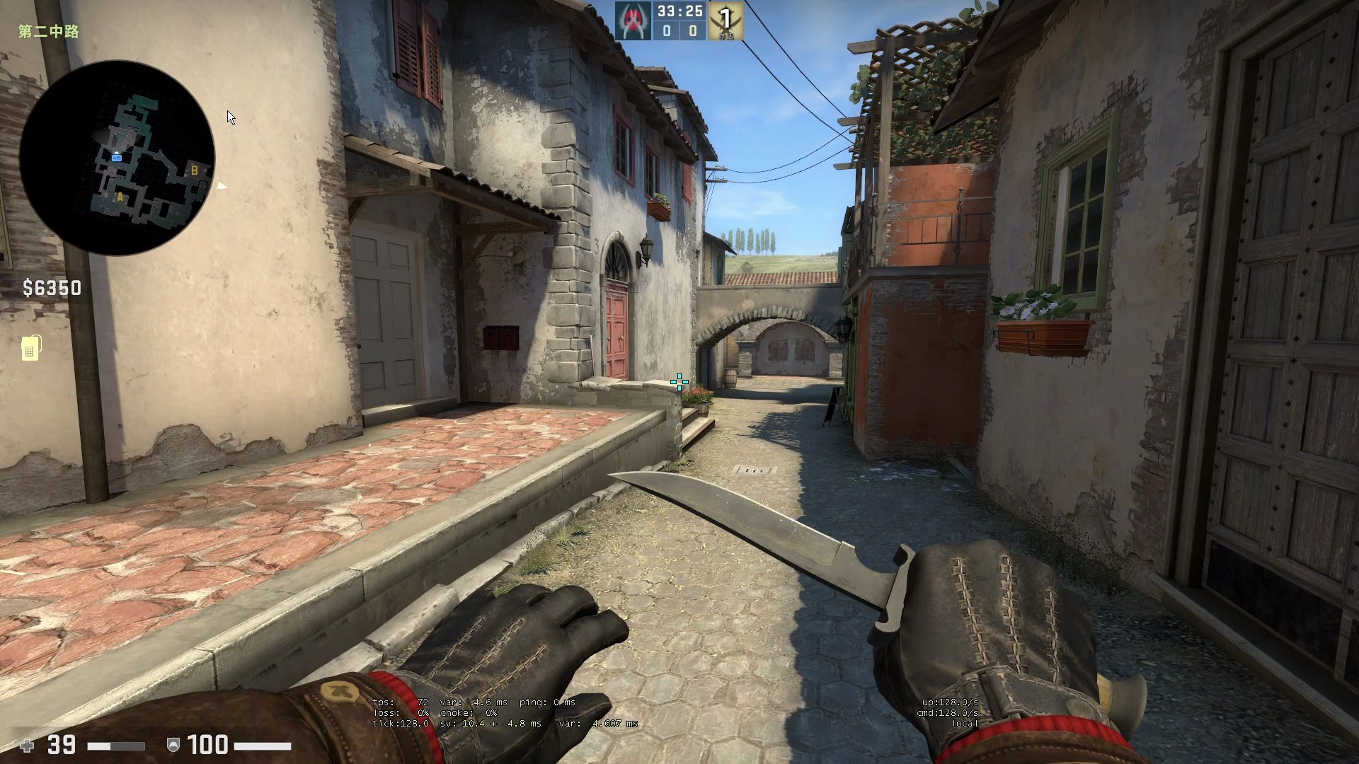 csgo 小镇t侧道丢超高容错率旋梯瞬闪火