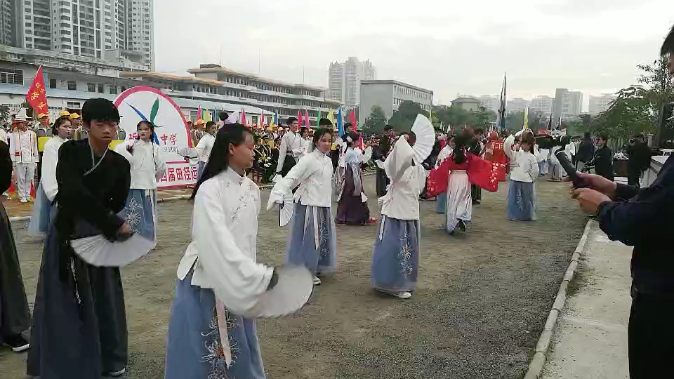 【将进酒】校运会开场哔哩哔哩bilibili