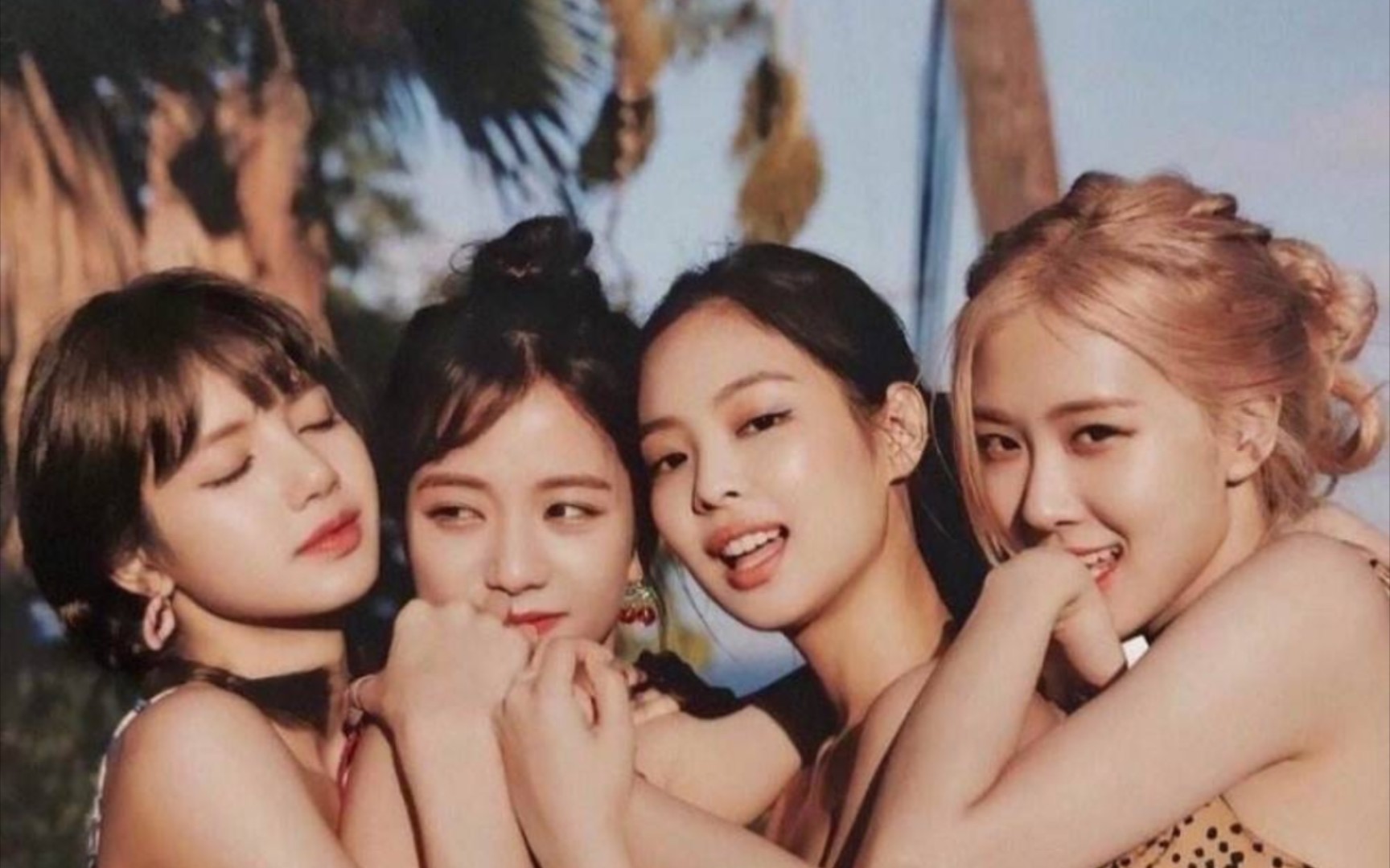 blackpink在美音乐节的现场,全场嗨翻天