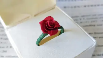 玫瑰花戒指，表白你的最爱吧