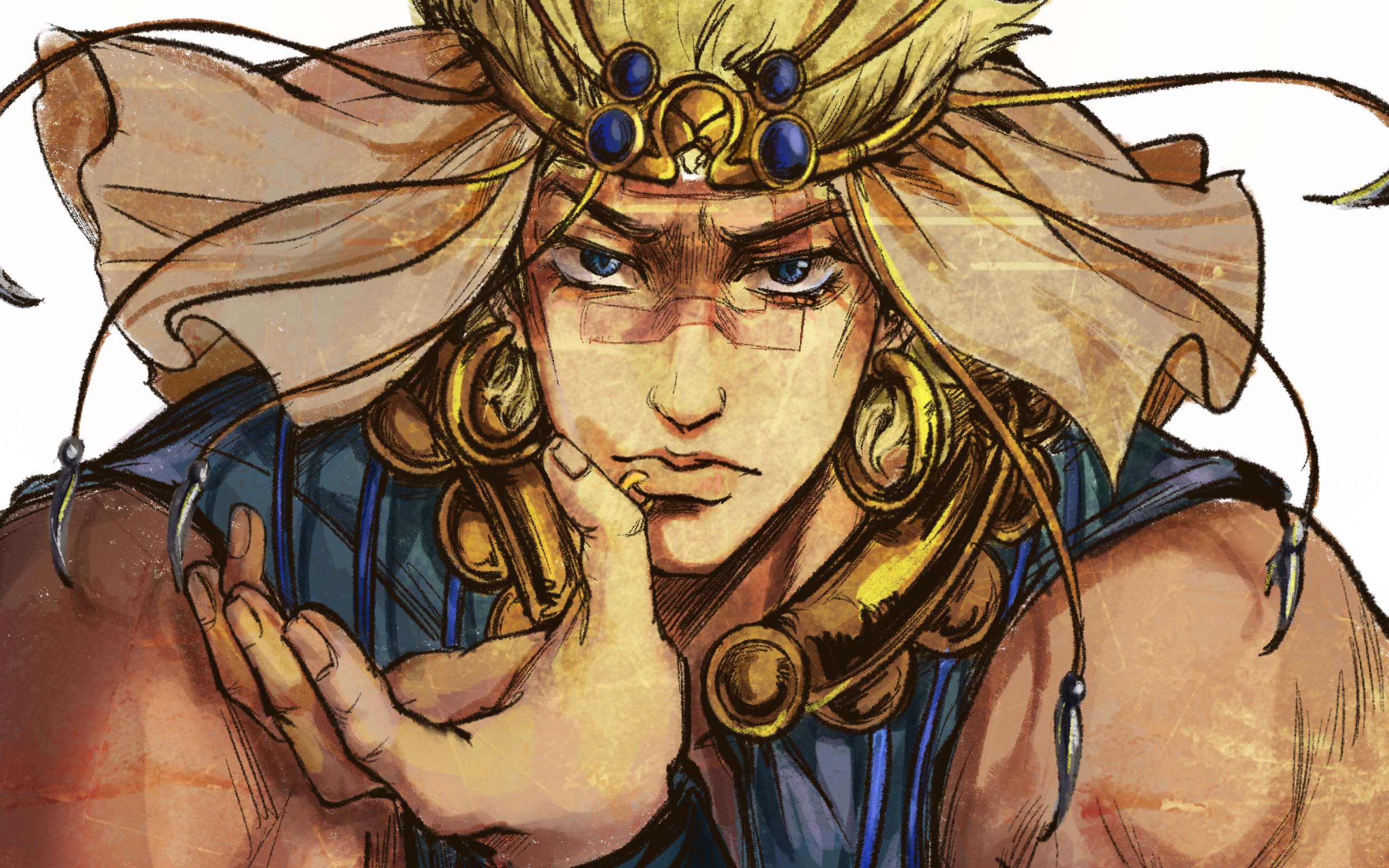 【procreate绘画过程】真正的格斗者—瓦姆乌