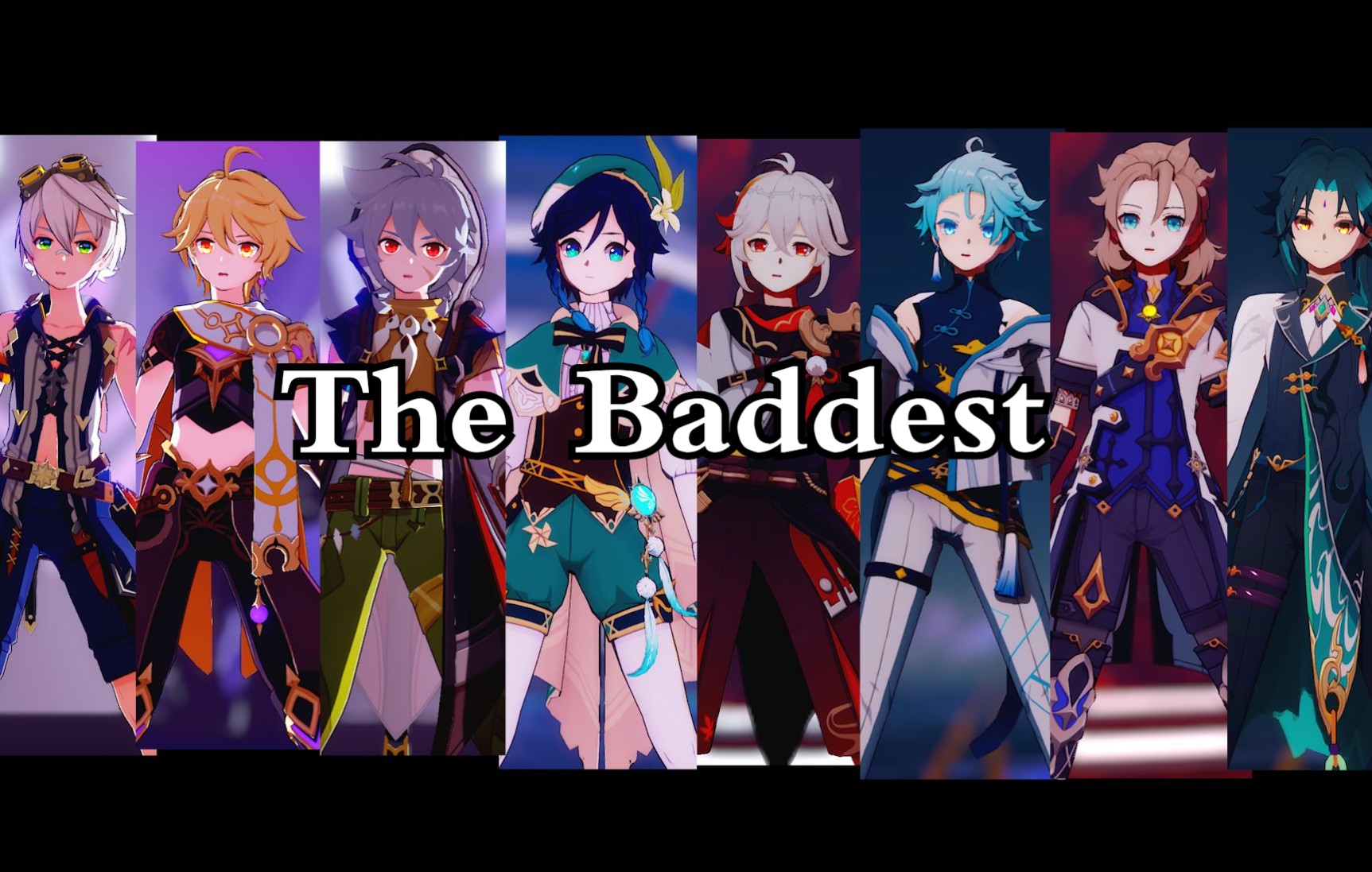 【原神mmd】小男孩们的☆The Baddest☆哔哩哔哩bilibili