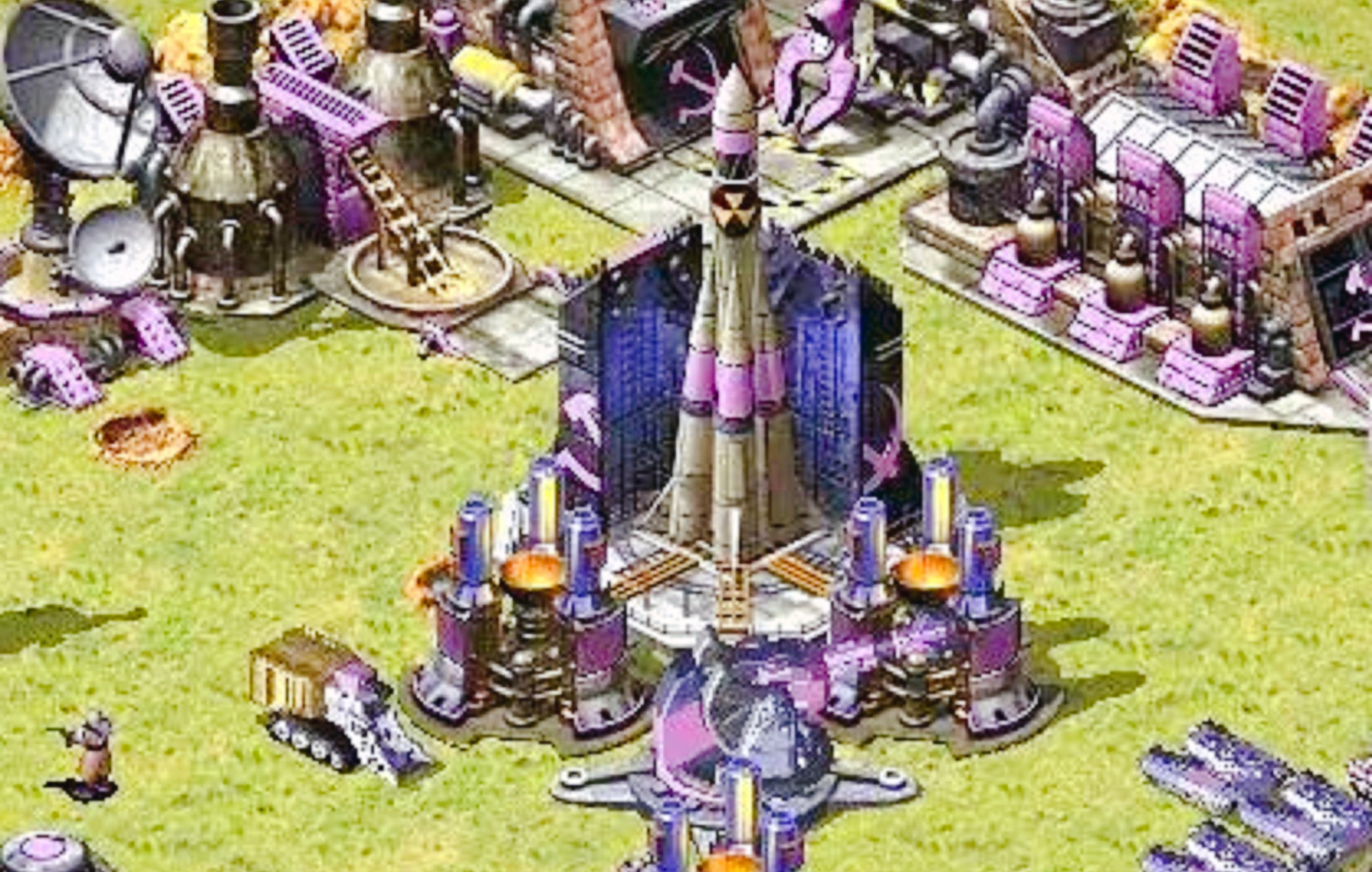 【红色警戒】开局送核弹 巨炮?简直是豪华大礼包呀!