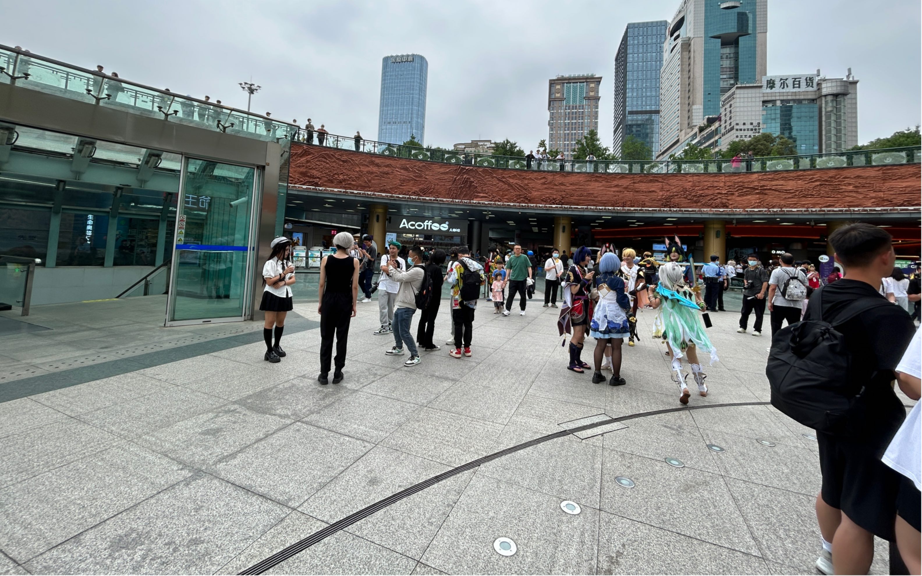 成都天府广场二次元盛会 cosplay