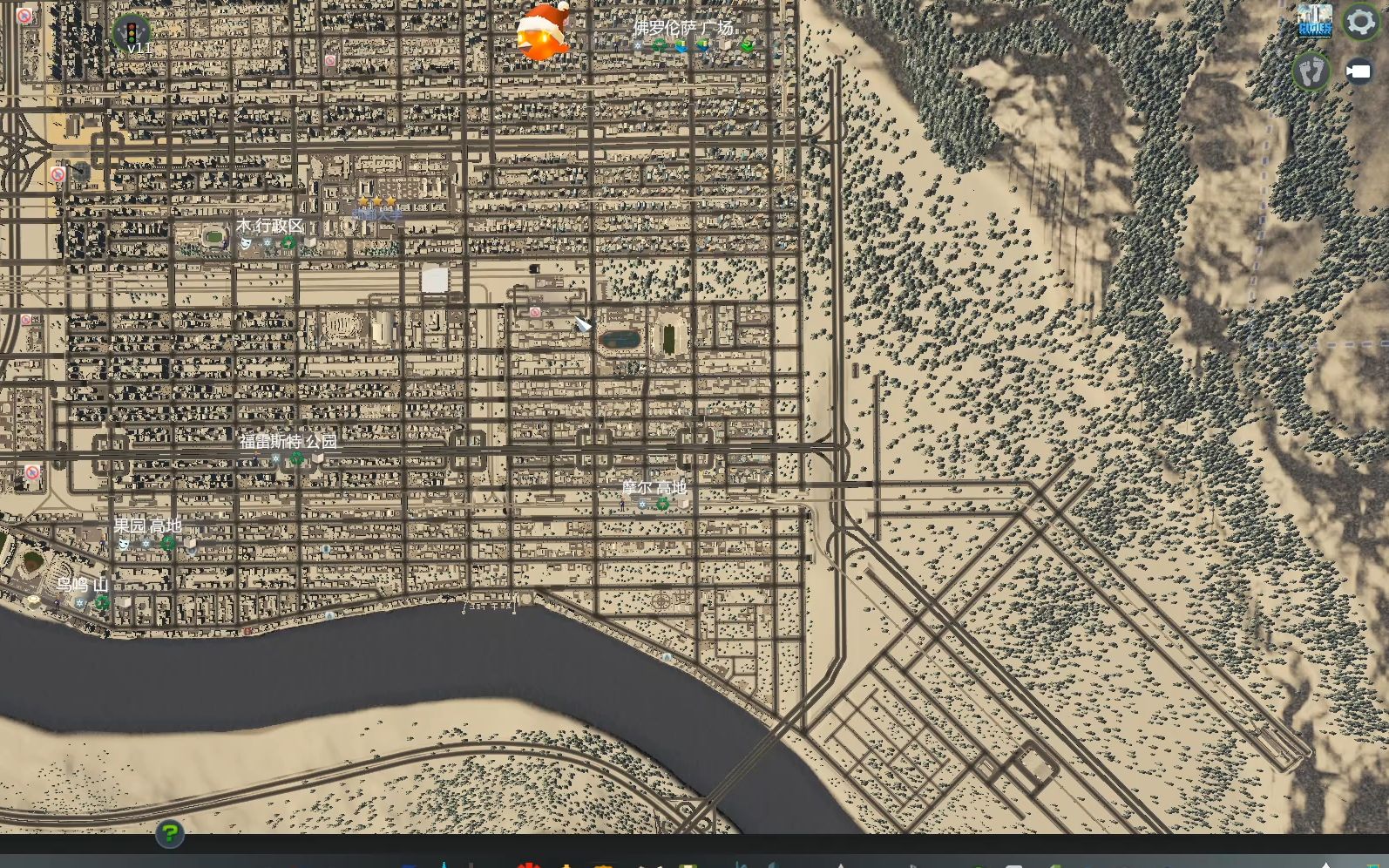 【城市天际线打造百万人口城计划】10 东一下,西一下,修路修了一整天