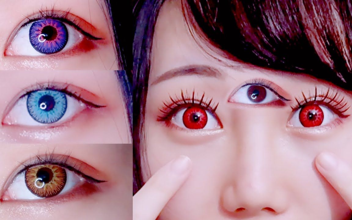 试戴超夸张美瞳你敢戴它上街吗