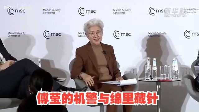 [图]傅莹的机警与绵里藏针（2024慕安会）