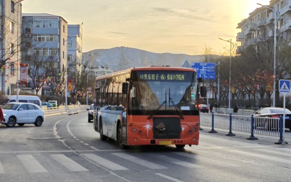 【运行实录】张家口公交 6路 wg6110nqc4