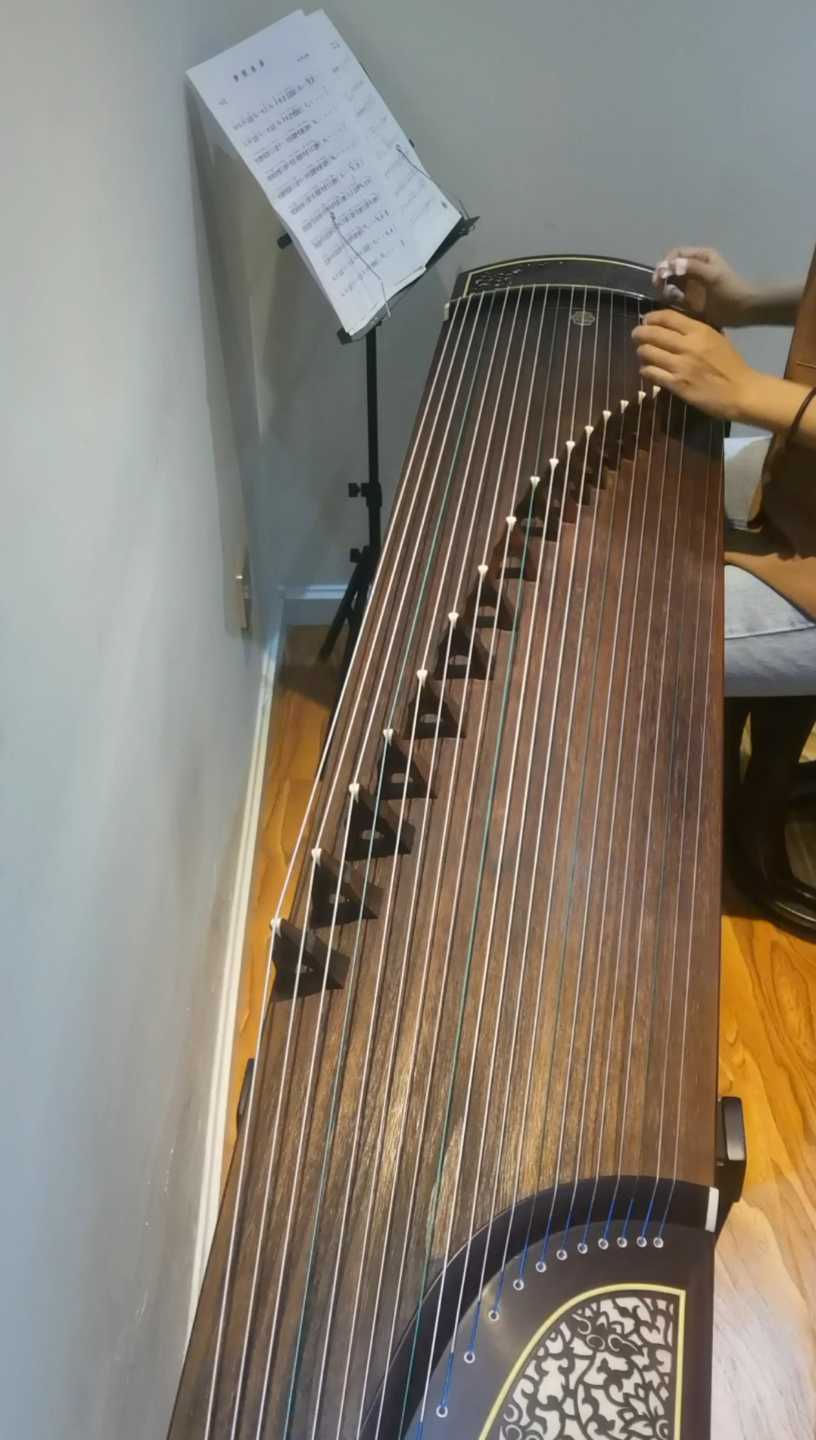 《古筝》日常练琴-反琶音_哔哩哔哩_bilibili