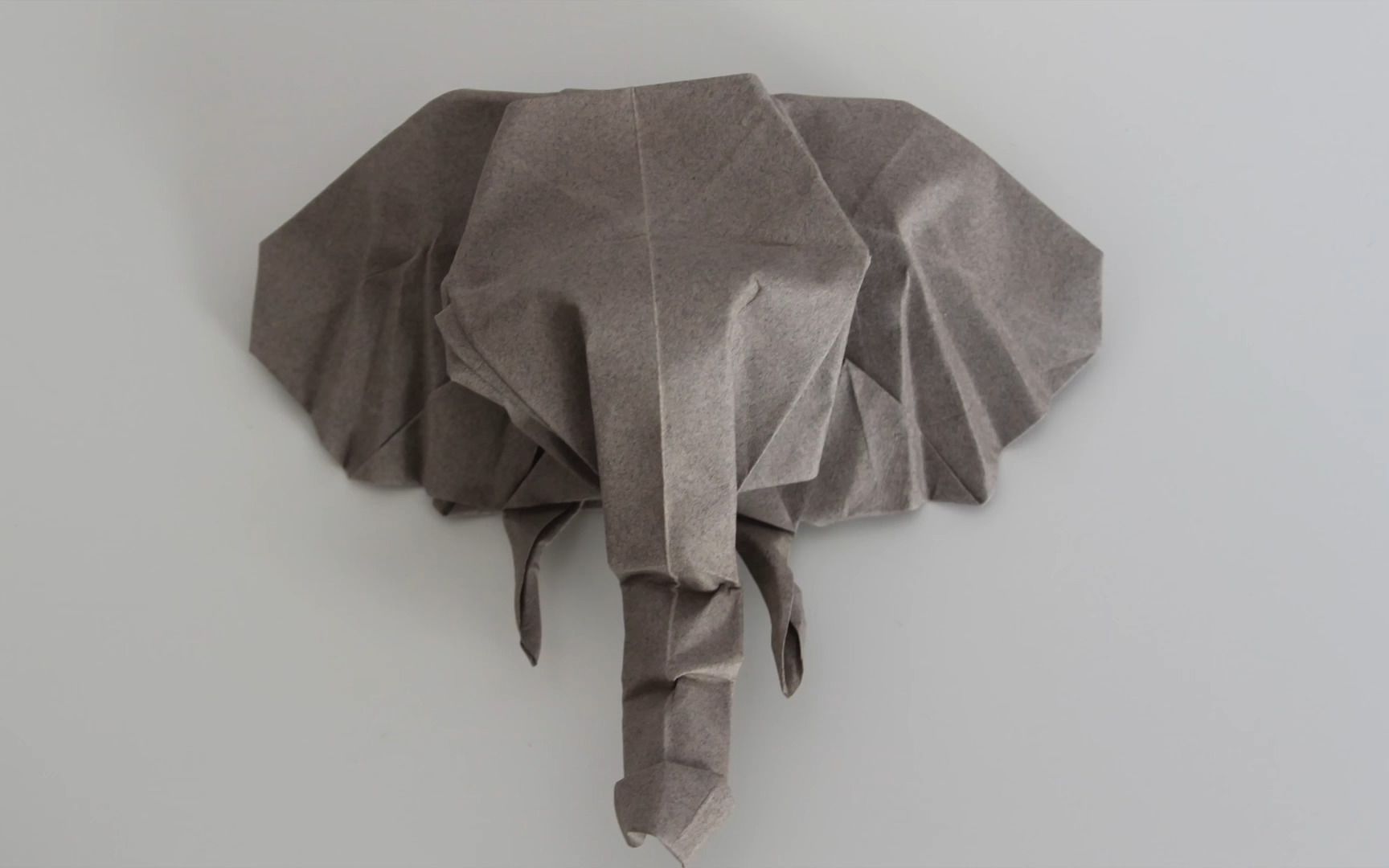 【jms origami】大象头折纸教程origami elephant head by roman
