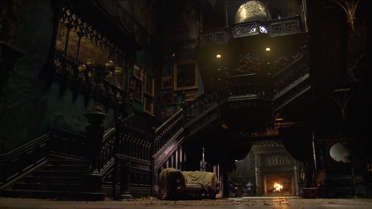 《猩红山峰》的别墅内 — 哥特环境 |学习,读书,放松|白噪音 环境音