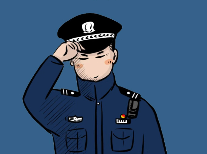 放假前每个警察都会有的