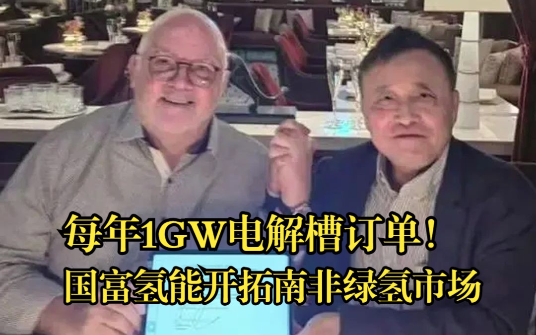 每年1GW电解槽订单!国富氢能开拓南非绿氢市场哔哩哔哩bilibili