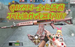 Download Video: QBZ03-金色蔷薇不比油炸武器好用？