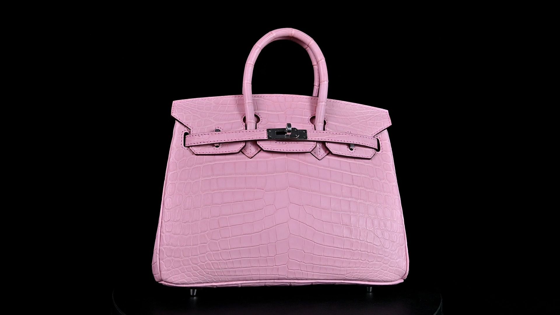 粉色铂金包包展示