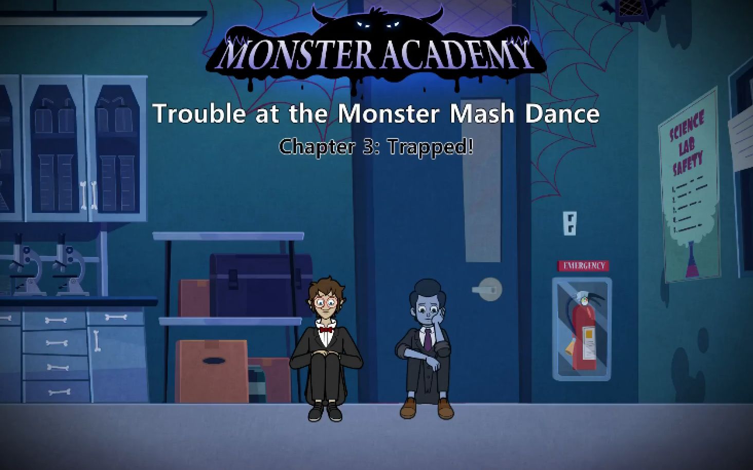 monster academy, trouble at the monster mash dance 3