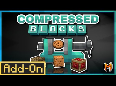 [免费下载]压缩方块我的世界插件市场包免费下载Minecraft Marketplace Compressed Blocks AddOn单机游戏热门视频