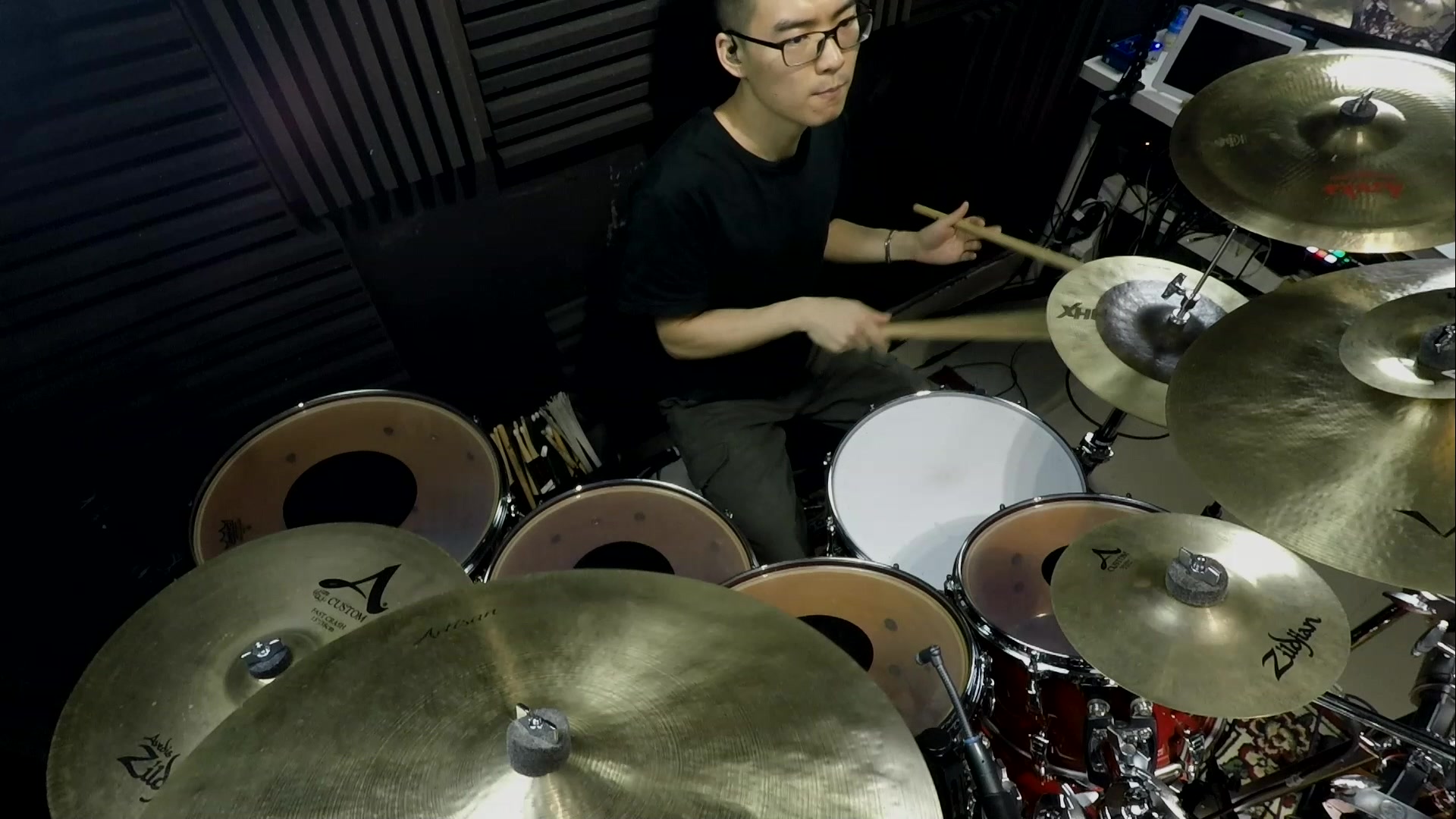 架子鼓 rock school 4级 attitude