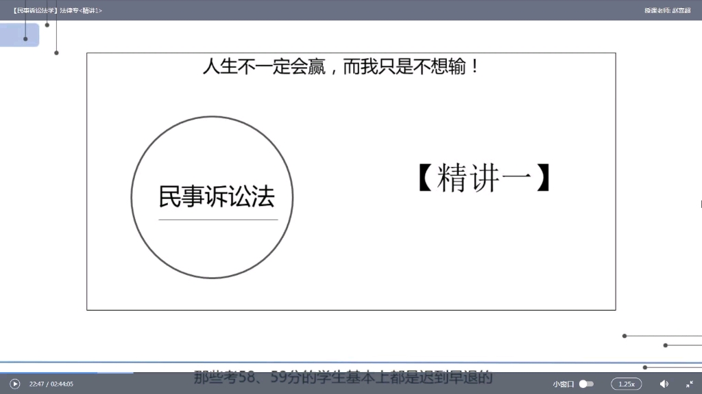 [图]自考民事诉讼法00243【精讲串讲课件真题模拟题章节练习题】