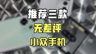 Download Video: 这三款小众冷门手机，真的真的非常便宜！