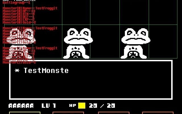 undertale攻击测试蛙吉特