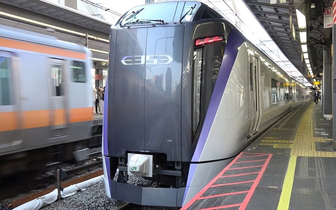 中央本线 e353系 特急超级梓1号 全区间车窗展望 view of the super