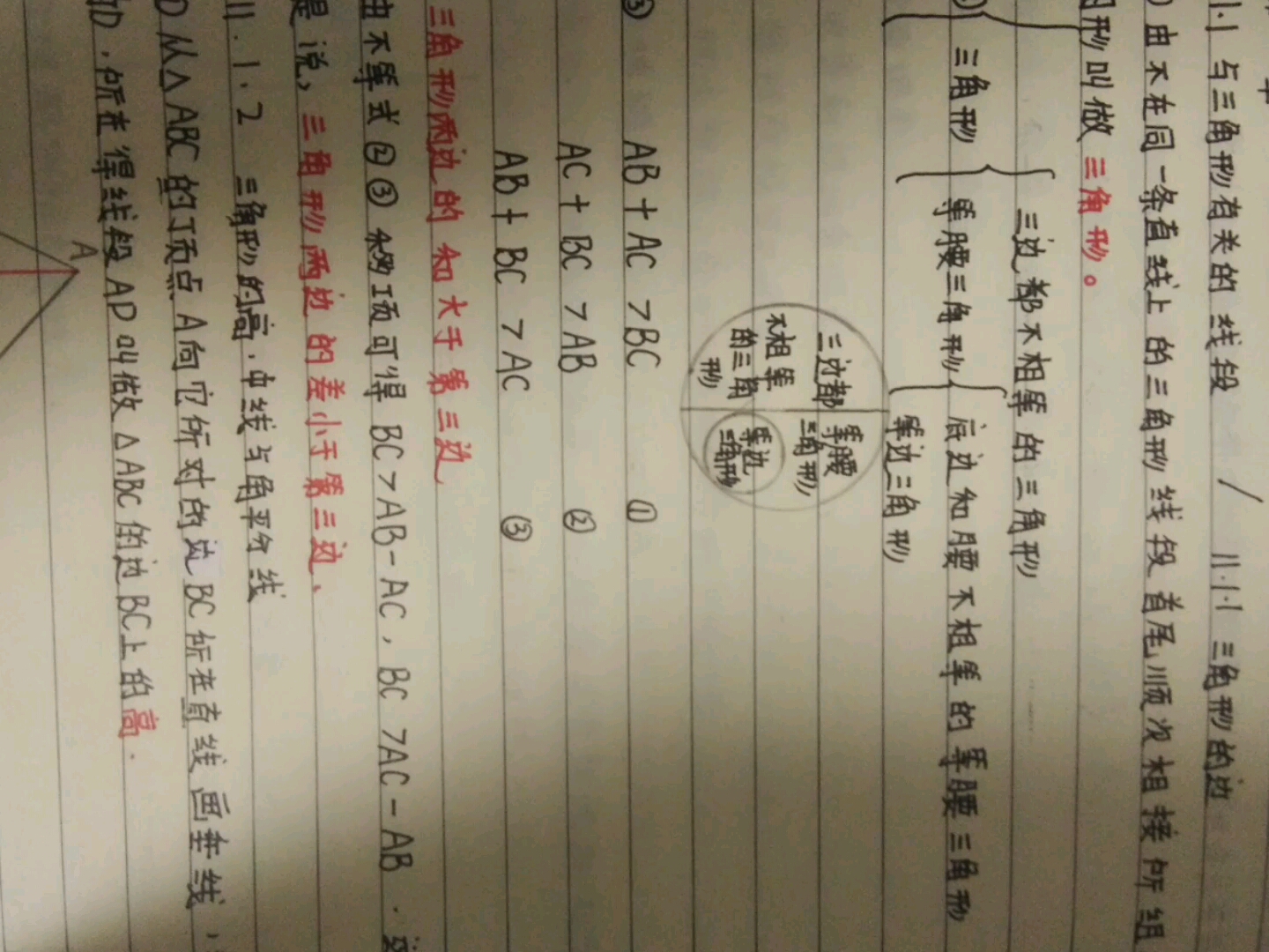 八年级上册数学笔记哔哩哔哩bilibili