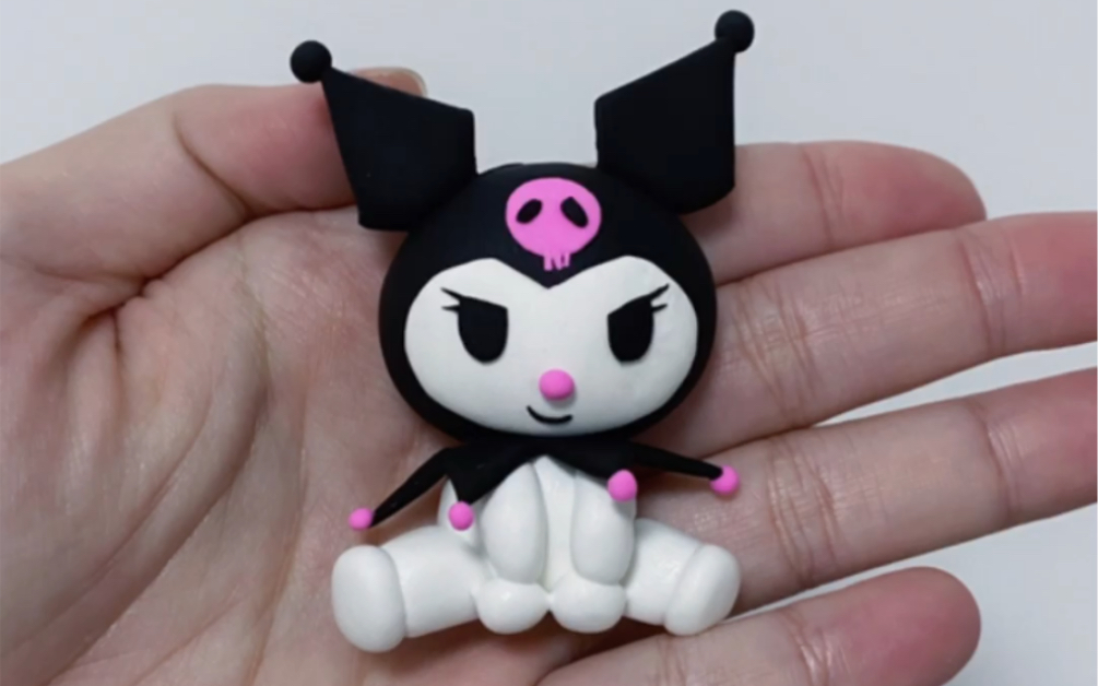 库洛米轻粘土冰箱贴教程