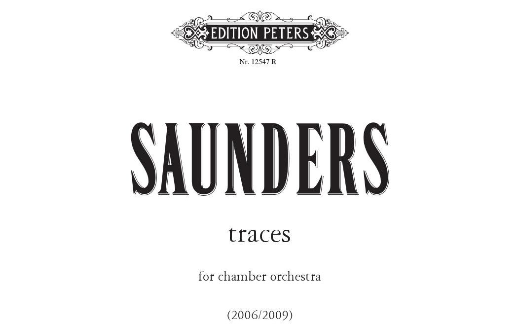 【自制】Rebecca Saunders  Traces  for chamber orchestra  score edition 总谱版哔哩哔哩bilibili