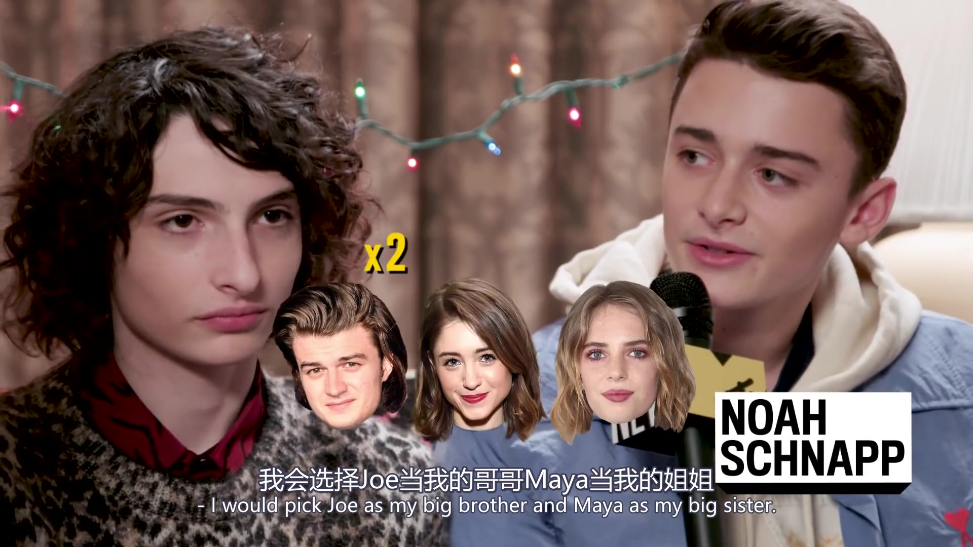 [图]【中英双语字幕｜FinnWolfhard】怪奇物语采访Stranger Things MTV News