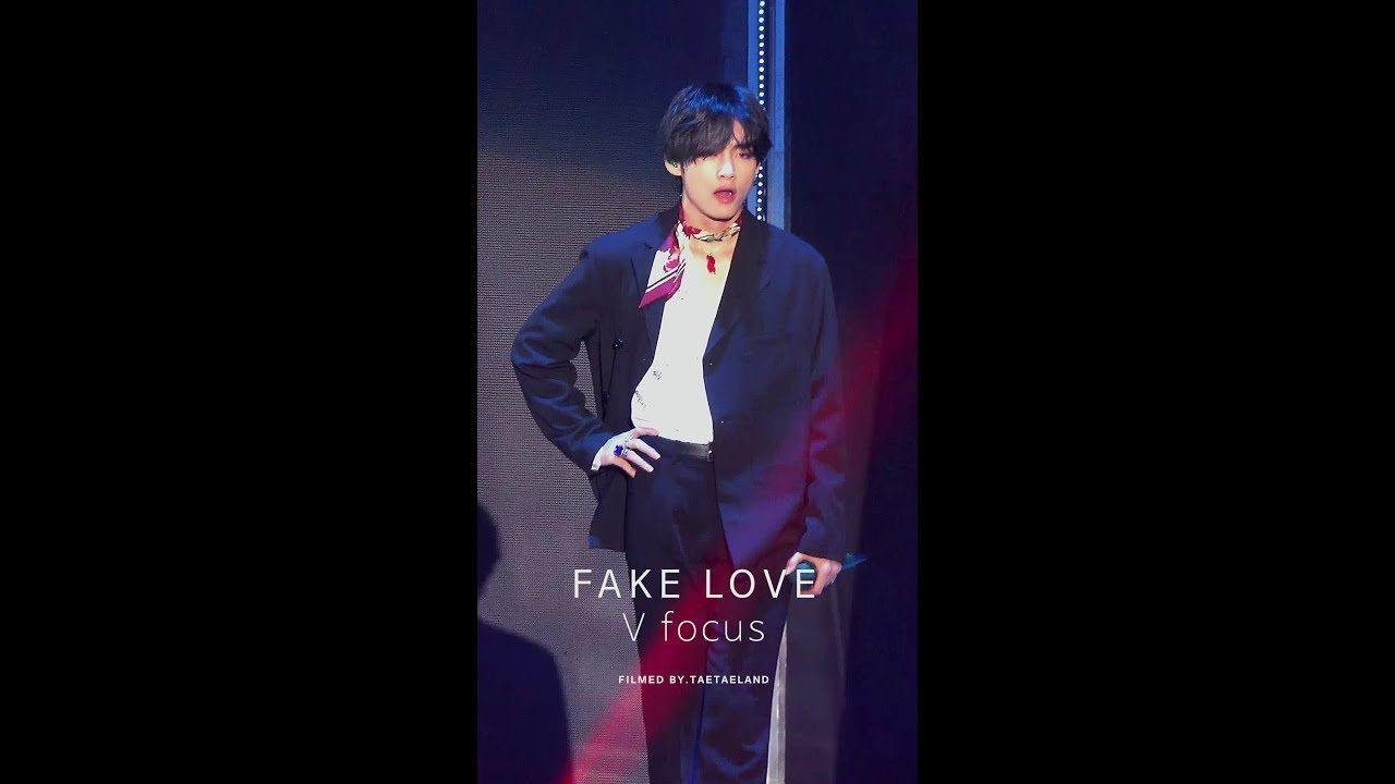 【金泰亨】190811 乐天fake love直拍/fake love - bts v focus(1)
