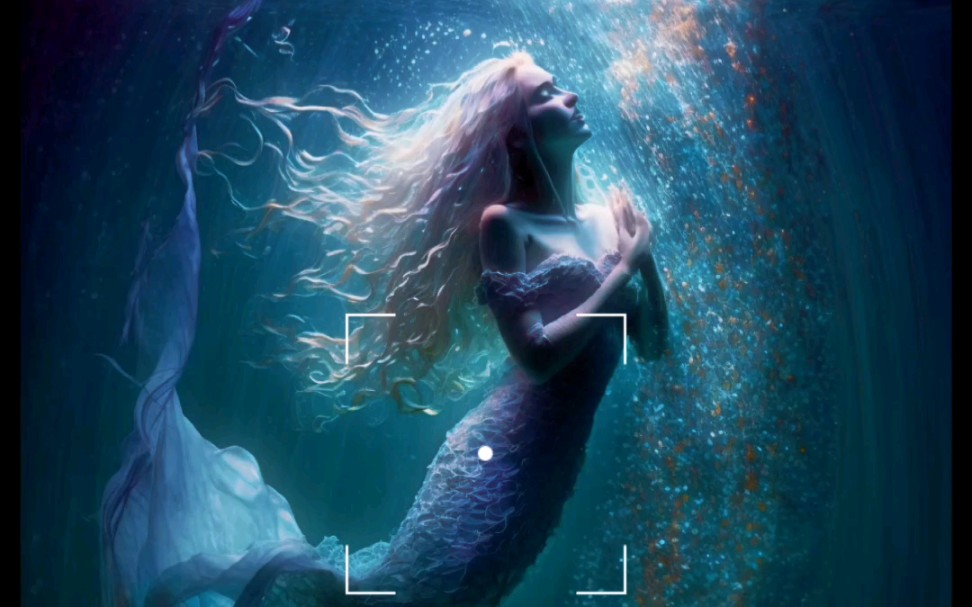 ai绘画～美人鱼2【猫老一】#ai#ai绘画#midjourney#美女