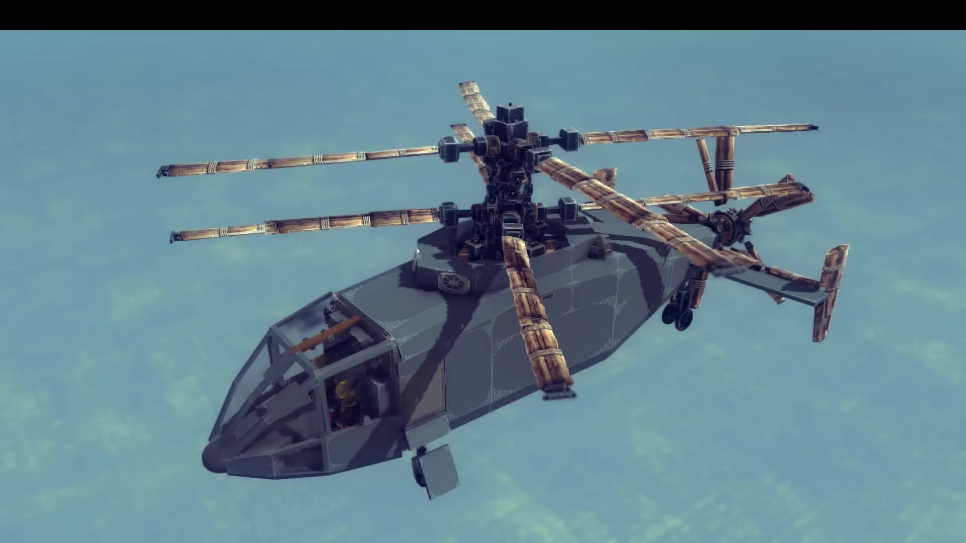 【besiege】3600度转体十周半,直升机弹射系统最终测试