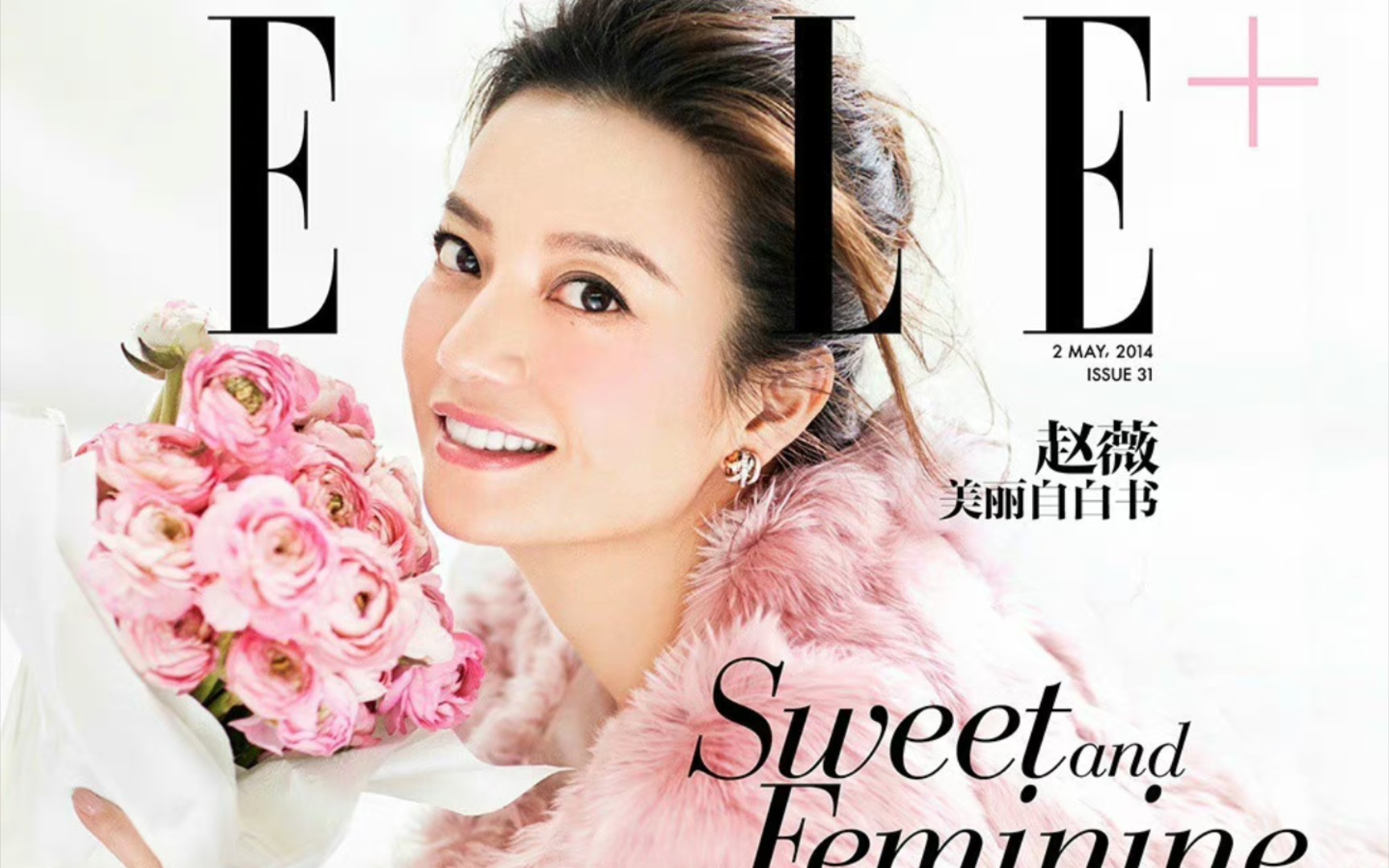 赵薇2014年《elle》5月份封面:美丽自白书|从老少皆宜的全民偶像到