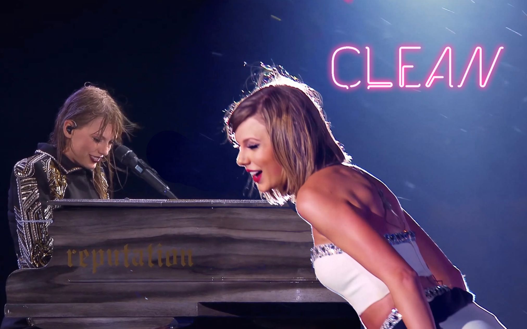 [图]【4K中英字幕】Taylor Swift《Clean》1989&reputation巡演双现场！