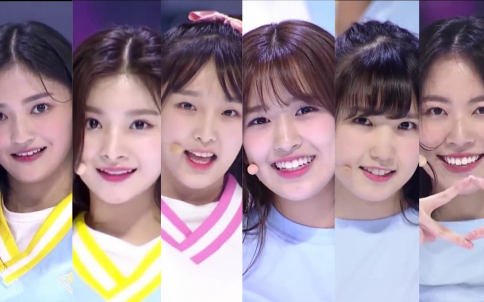 produce系列混剪pd48主题曲6人混剪附完整直拍皆是可甜可盐挑战b站