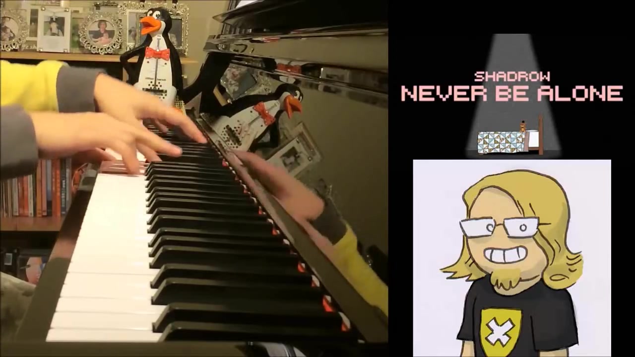 [图]【FNAF】（钢琴曲）丨绝非孤身一人丨Never Be Alone - Shadrow