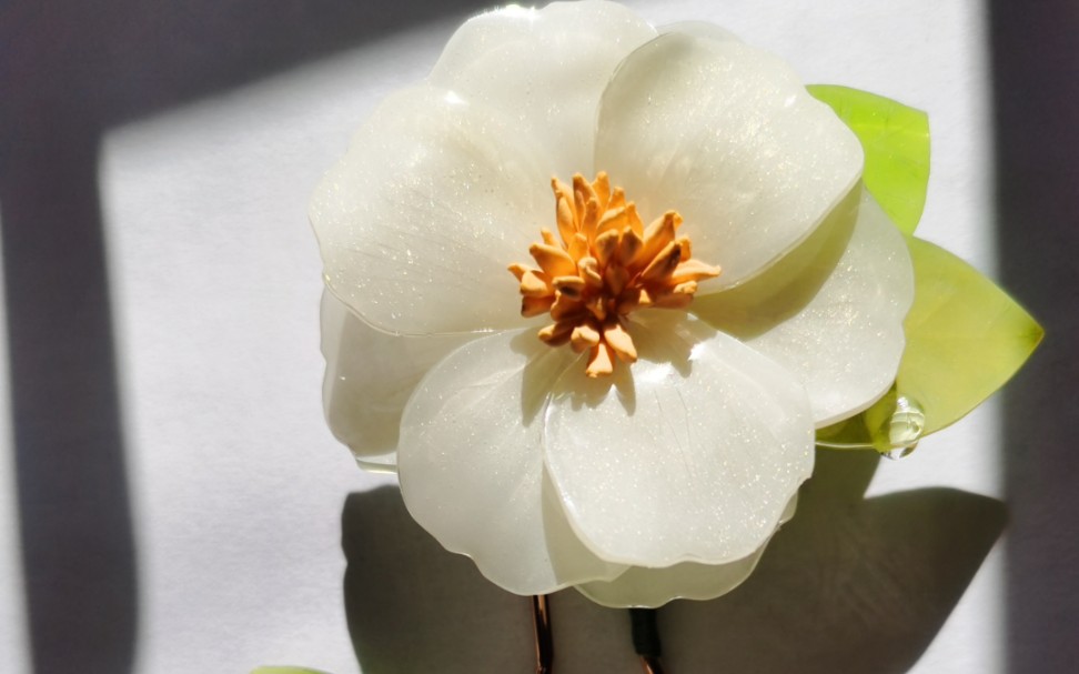 【热缩片】白山茶花钗和栀子花海王钗_哔哩哔哩_bilibili