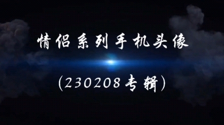 (230208专辑)情侣系列手机头像#一起换头像 #情侣头像 #优质头像哔哩哔哩bilibili