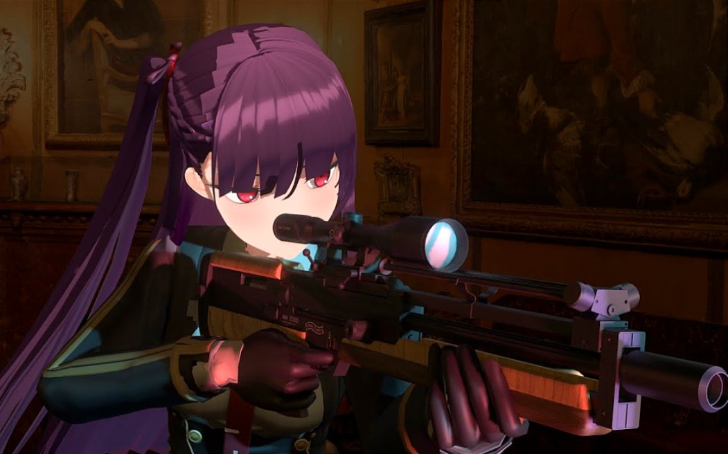 wa2000 - 射击&换弹 动画短片(国外大佬制作)_哔哩哔哩bilibili_少女
