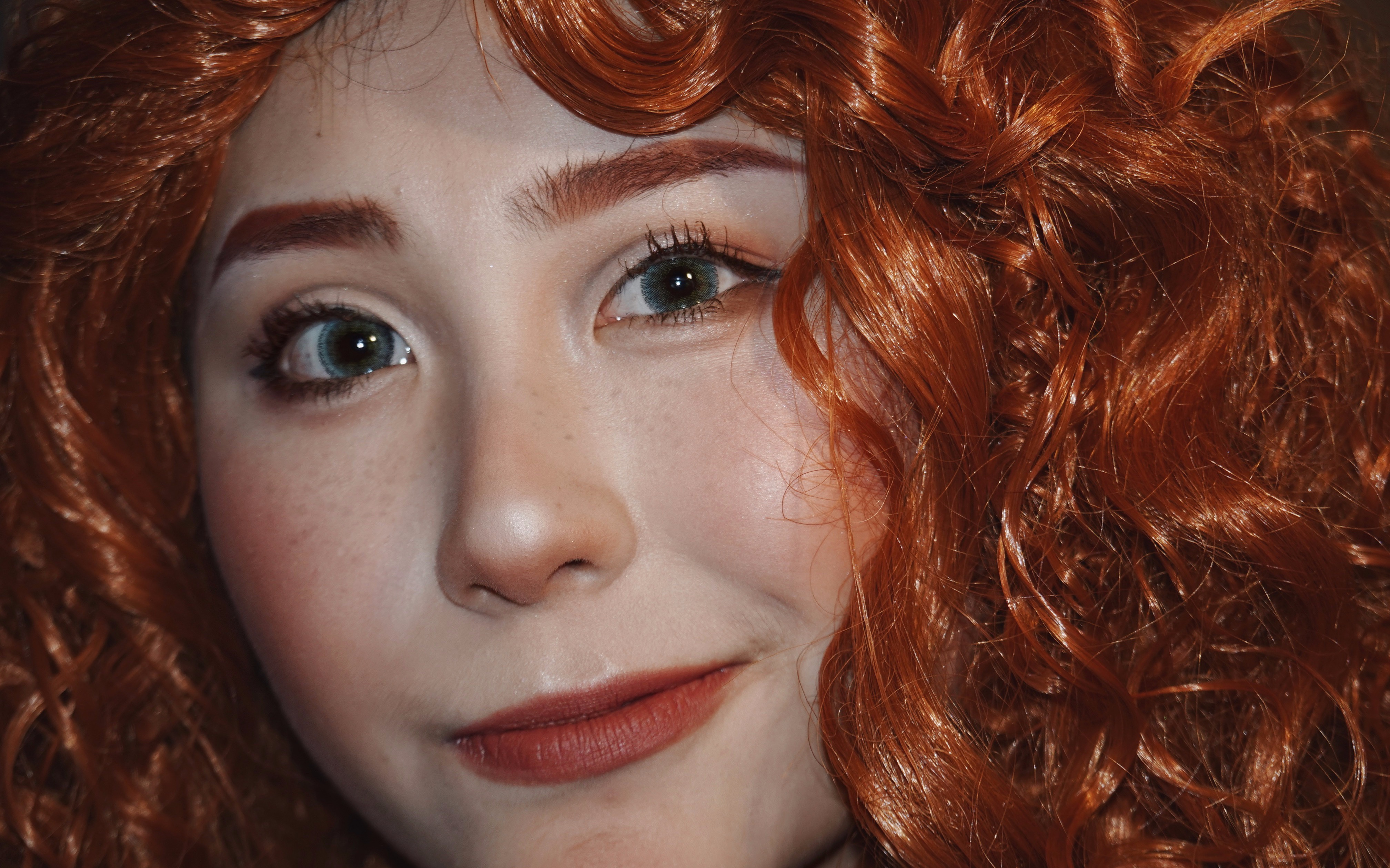 brave -勇敢传说 merida 梅莉达 cos 妆面教程