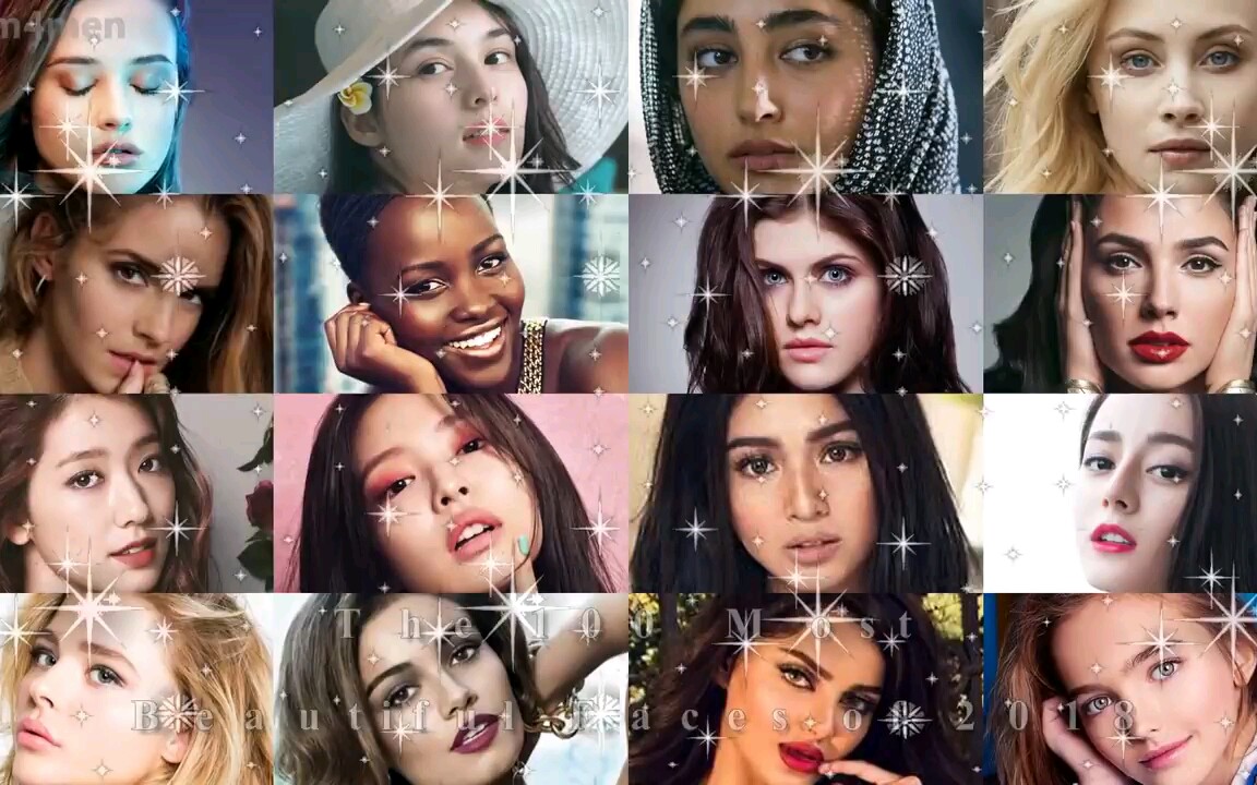 【全球最美100张面孔】2018