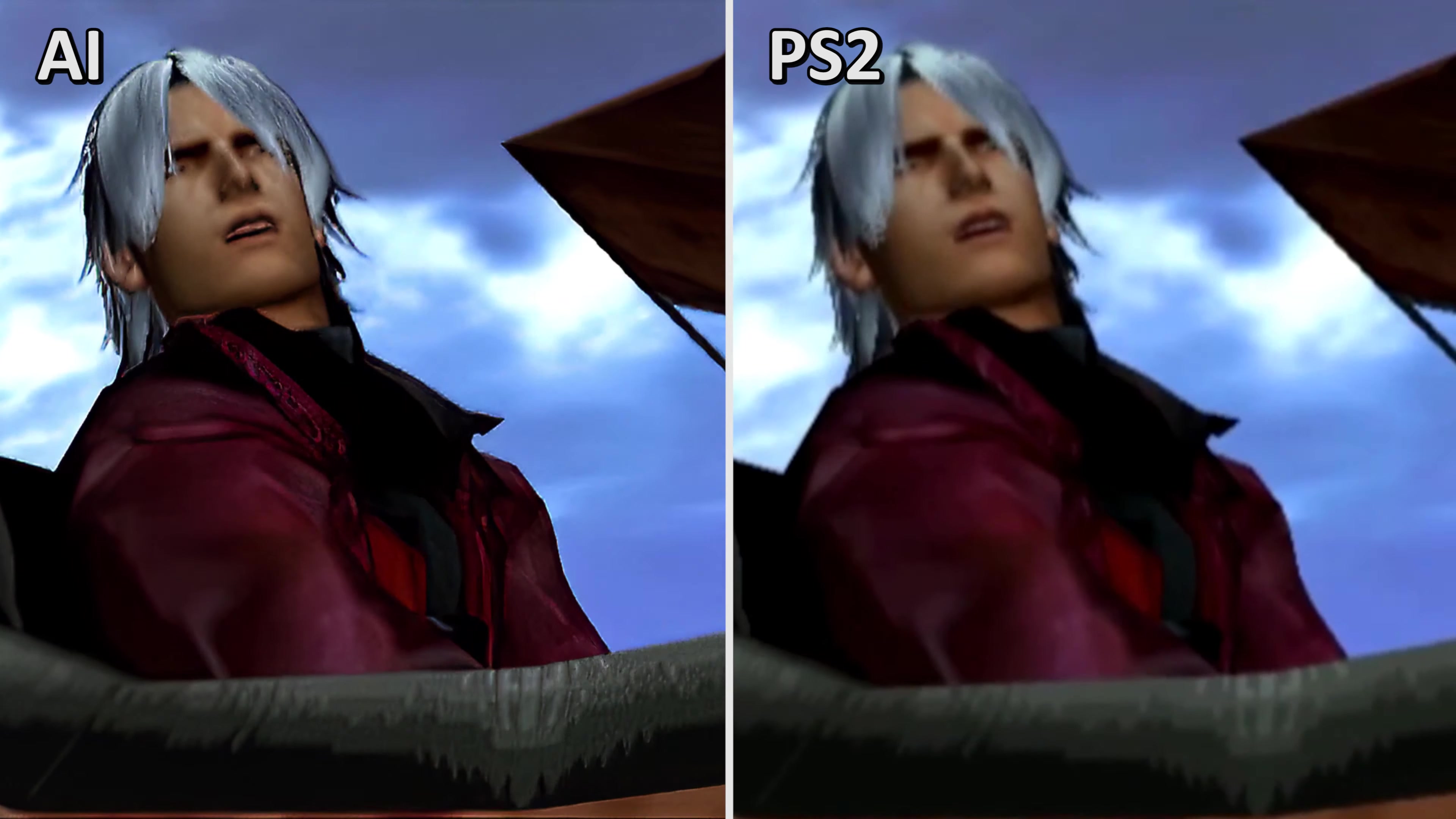 鬼泣1从未如此高清外网利用ai学习增强鬼泣初代画质对吧ps2ai