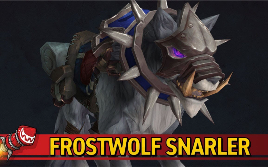 2.5奥山部落战场坐骑-霜狼咆哮者